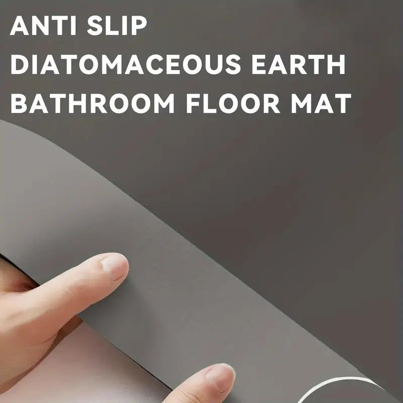 Bathroom Mat Premium Quick-Dry-Ultra-Absorbent Thin Diatomite Bath Mat-Rubber Backing Thin Non-Slip, Machine Washable, and Mildew-Resistant Rug for Shower, Kitchen, Laundry Room,And More with Geometric Design and Easy Cleaning Last-Minute Holiday Haul